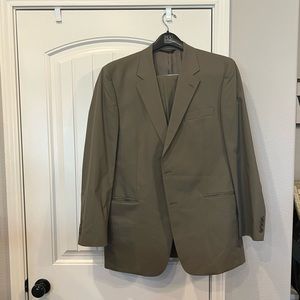Jos A Bank Tan Suit
